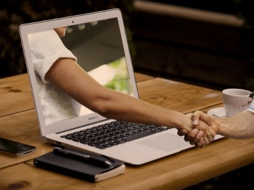 Online für Therapie